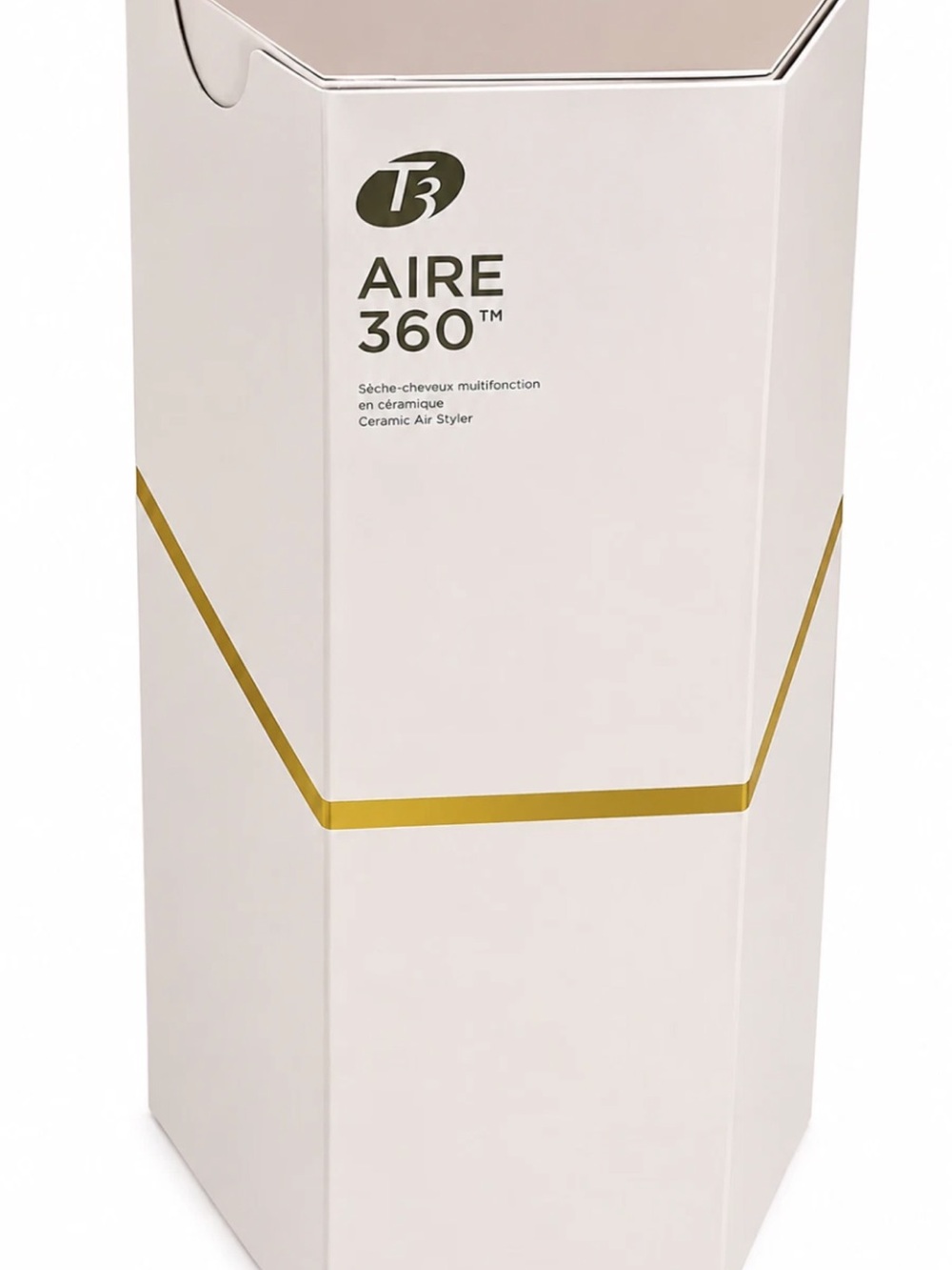 T3 AIRE 360 Air Styler Dual Voltage Ceramic Blowout Kit Satin Blush Gold (SEALED